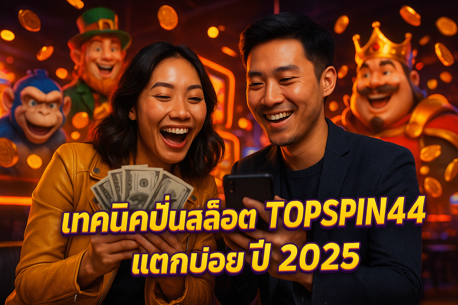 เทคนิคปั่นสล็อต TOPSPIN44 แตกบ่อย ปี 2025