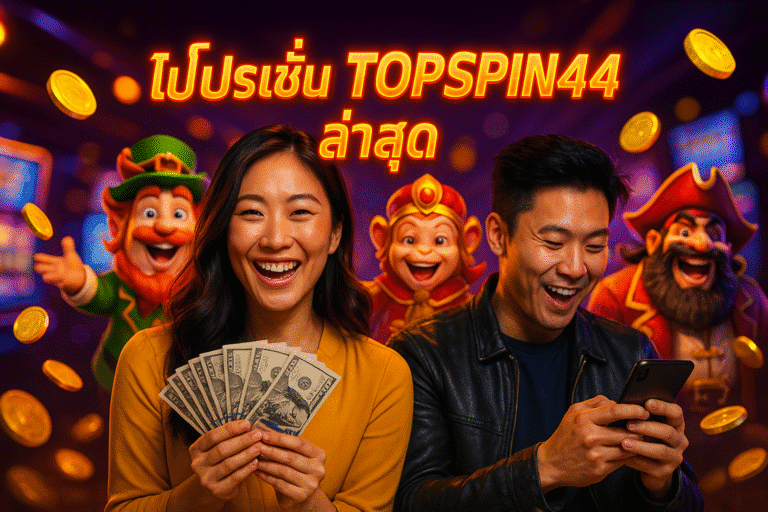 โปรโมชั่น TOPSPIN44 ล่าสุด แจกหนัก คุ้มจริง